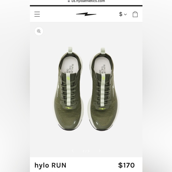 HyloRUN athletic shoes, moss green, never worn - Picture 2 of 5